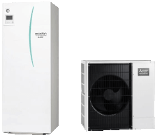Pompa ciepła Mitsubishi Ecodan, All-in-one, Split 8kw montaż Lublin Oxywent